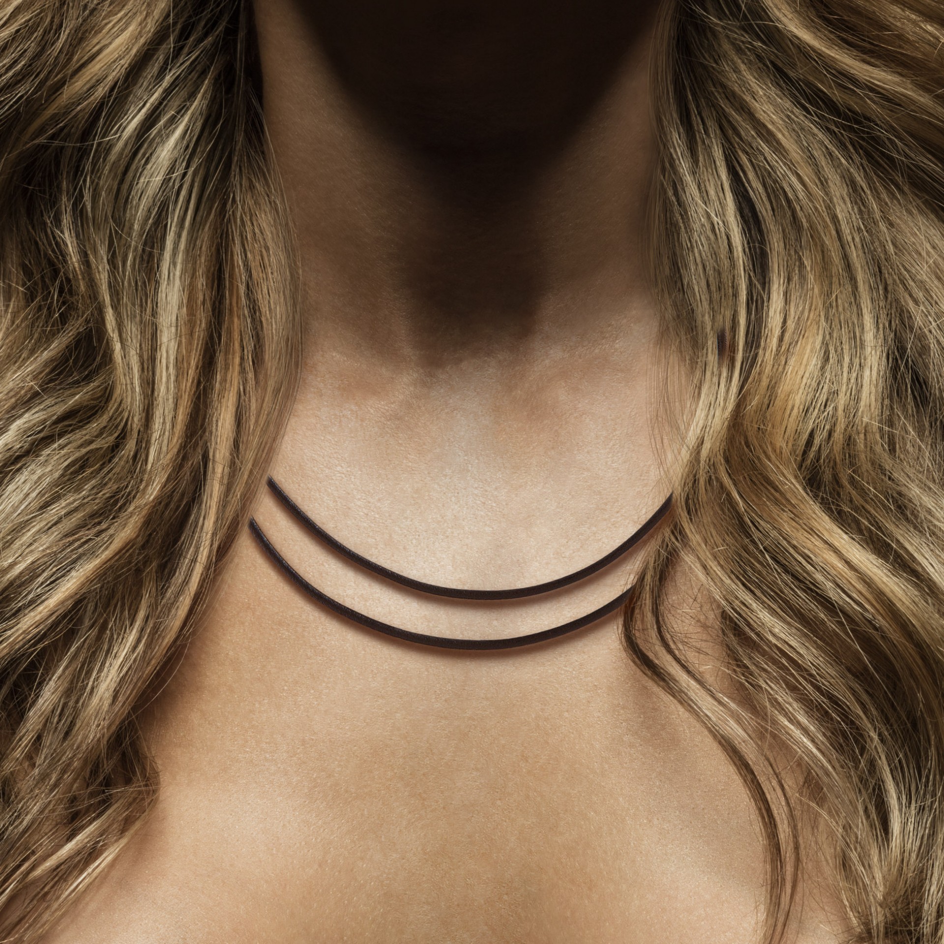 Cordón de cuero - 70cm