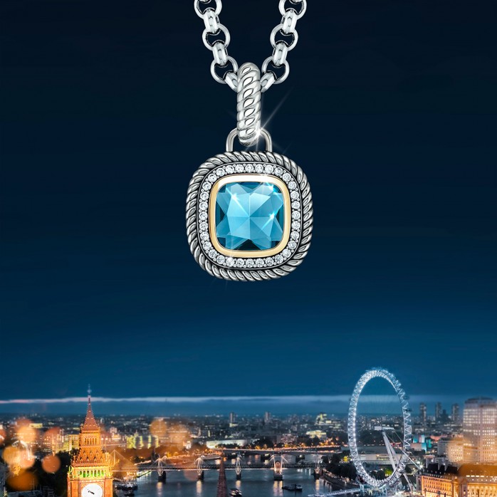 London Blue Pendant
