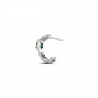 Riad Emerald Green Hoops Riad Emerald Green Hoops