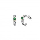 Riad Emerald Green Hoops Riad Emerald Green Hoops