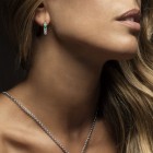 Riad Emerald Green Hoops Riad Emerald Green Hoops