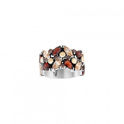 Anillo Toscana Cor Granate