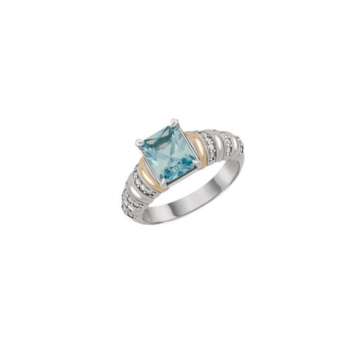 Anillo Cte DAzur Azul Claro