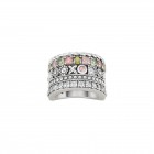Green & Pink Hawaii Ring