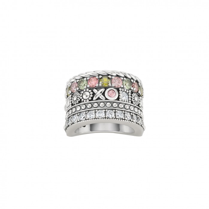 Green & Pink Hawaii Ring