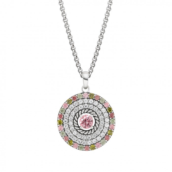 Green & Pink Hawaii Necklace