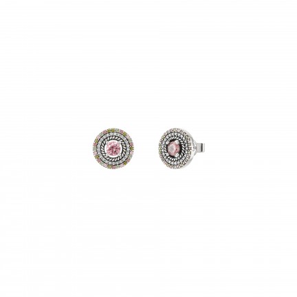 Green & Pink Hawaii Earrings