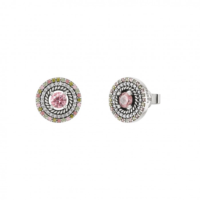 Green & Pink Hawaii Earrings