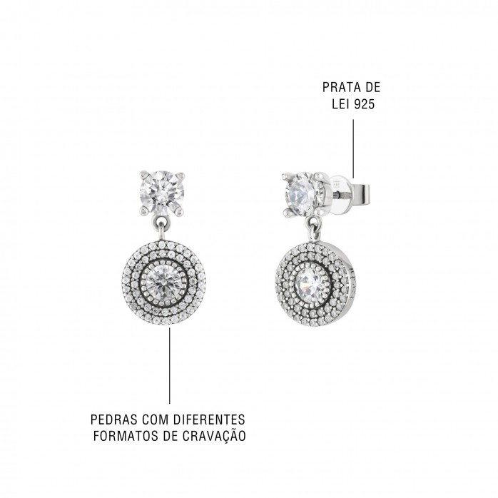 Pendientes Hawaii Blanco